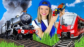 Trains for Kids  Steam Train Electric Train and To