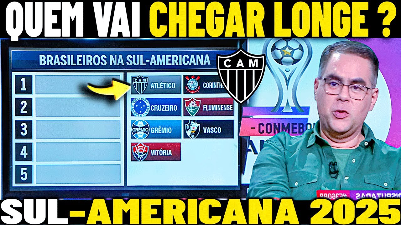 OLHA O QUE FALARAM DO GALÃO ! BRASILEIROS NA SUL - AMERICANA 2025 - NOTICIAS DO GALO HOJE