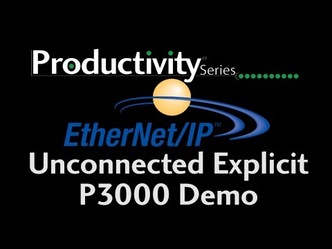 Productivity Series PLC EtherNet/IP Unconnected Explicit P3000 Demo at AutomationDirect