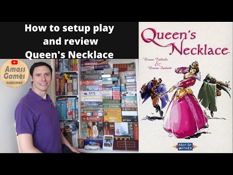 How to setup play and review Queen's Necklace by AmassGames