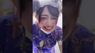 【チャイナ】爆乳ドアップ