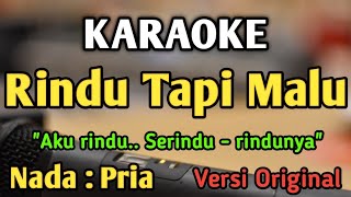 Download lagu RINDU TAPI MALU - KARAOKE || NADA PRIA COWOK || Versi Original || Cut Rani mp3