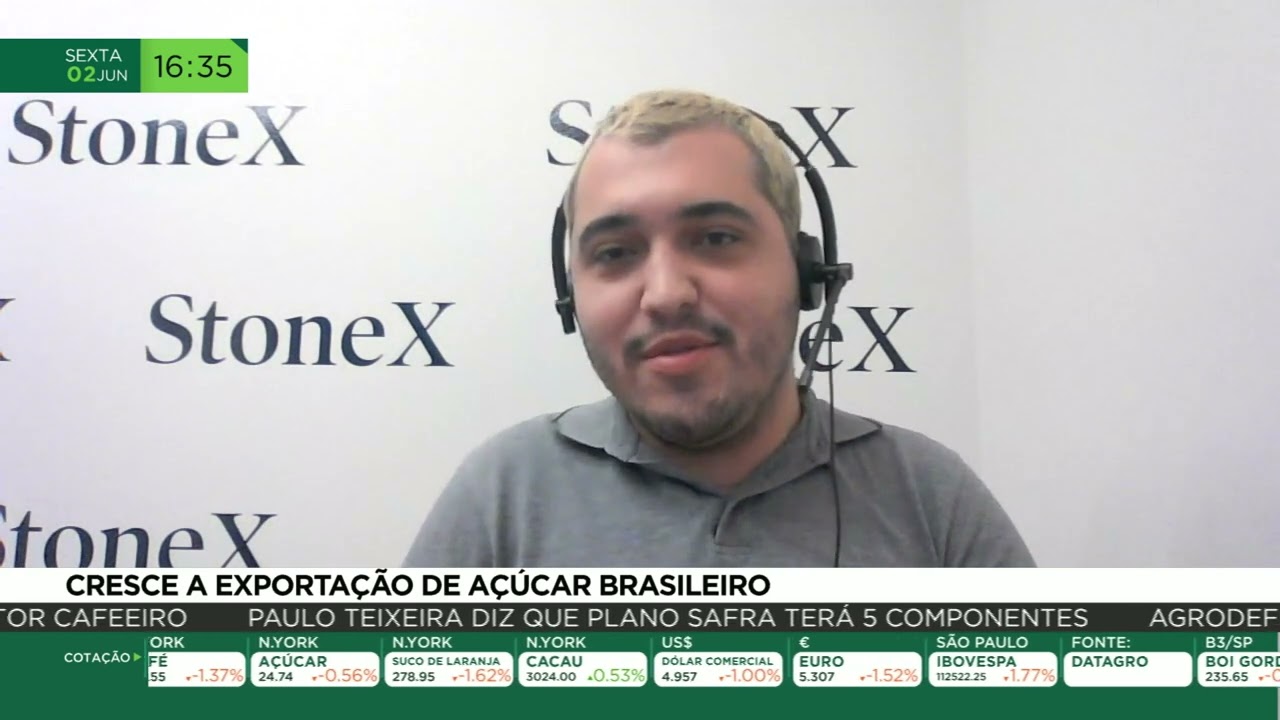 Cresce a exportação de açúcar brasileiro