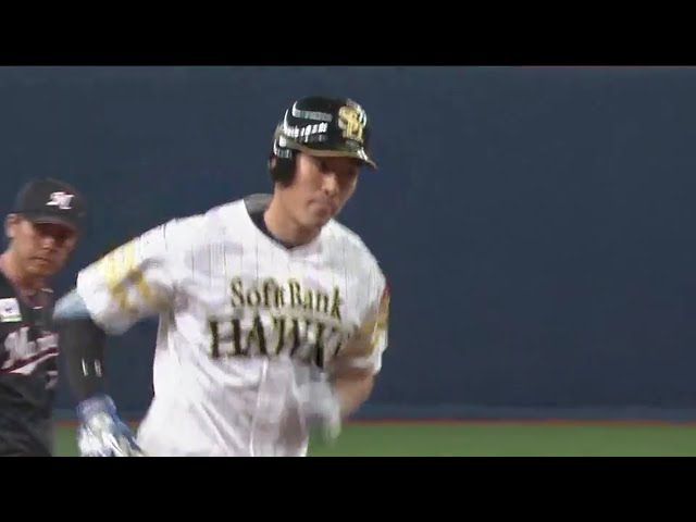 【4回裏】ホークス・上林 スタンド上段へ飛び込む14号ソロ!! 2018/7/24 H-M