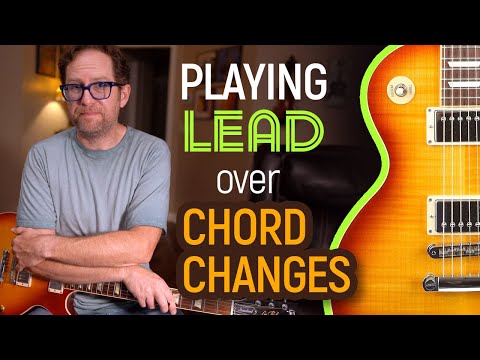 Simple ideas for playing lead over chord changes - Guitar Lesson EP533