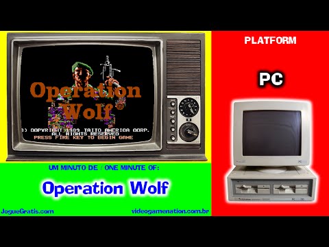 Operation Wolf, DOS, Taito, 1989