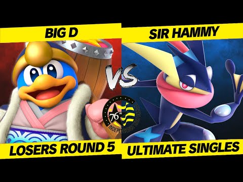 IHS Smash Tournament 2020 - Big D (King Dedede) Vs. Sir Hammy (Greninja) Losers Round 5