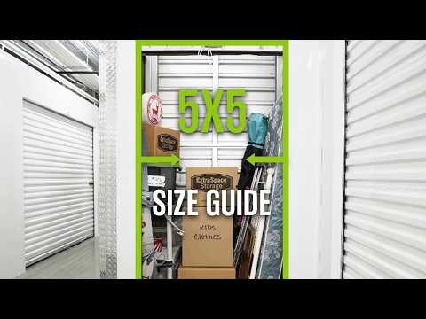 Storage Unit Size Guide 5 X5