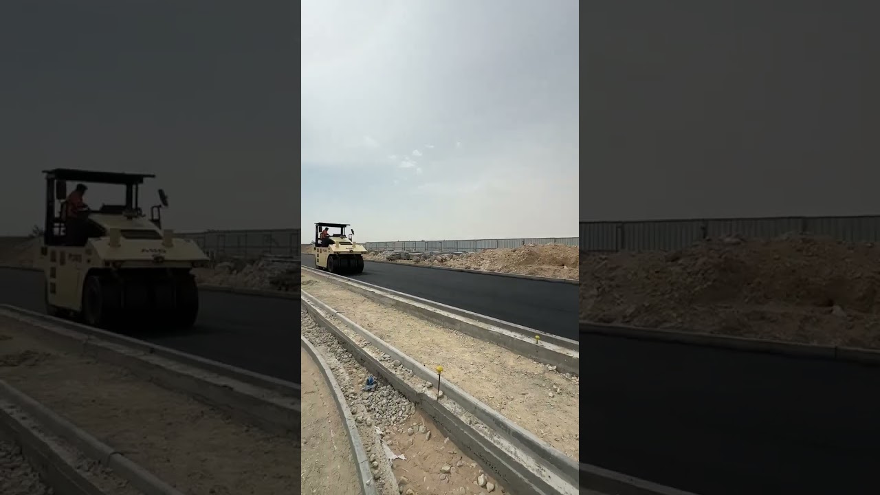 Road Construction – Building the Path to Progress #construction #engineering #technology #shorts