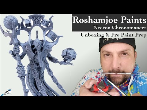 Necron Chronomancer - Unboxing & Pre Paint Prep