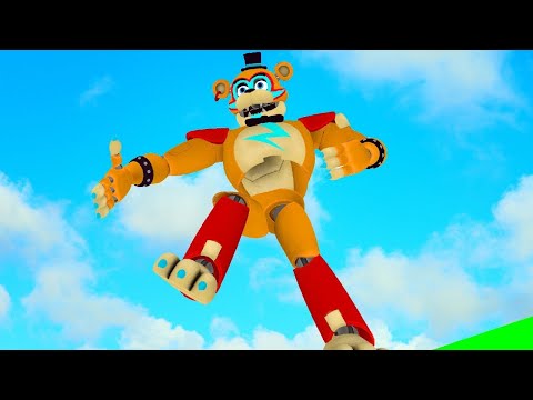 FNAF SB: Roxy & Freddy Ragdoll Falls - [GMOD] PART 6