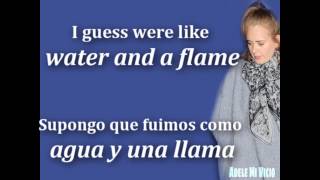 Adele - Water And A Flame ft. Daniel Merriweather  (Lyrics+Sub.)