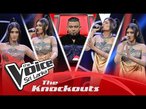 Woshika | Sanda Muwa Wela (සඳ මුවා වෙලා) | The Knockouts | The Voice Sri Lanka
