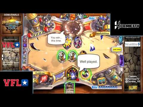 [Hearthstone]  VFL Weekly #9 HIGHLIGHTS Semi Finals 2 DeadlyKitten vs. Goddraw