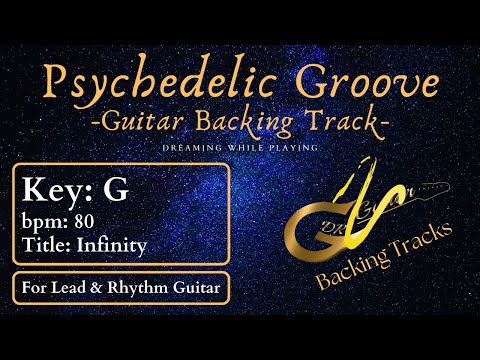 Psychedelic Groove Guitar Backing Track in G
