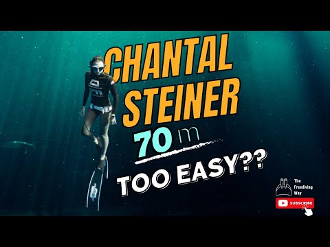 Freediving World Championship - AIDA Depth Roatan 2022 - Chantal Steiner 70m CWT BF