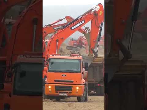 Строительство автодороги Талыш-Тапгарагоюнлу-Гашалты продолжается ускоренными темпами