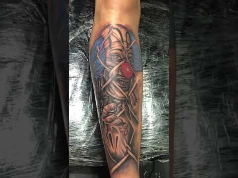 #tattoo #palhaço no MC GUI R4 #mktattoo