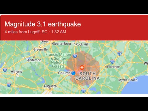 Earthquake Columbia, SC 1:32AM