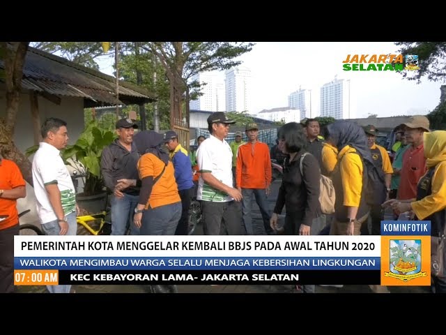 Bersih Bersih Jakarta Selatan di Kelurahan Grogol Selatan