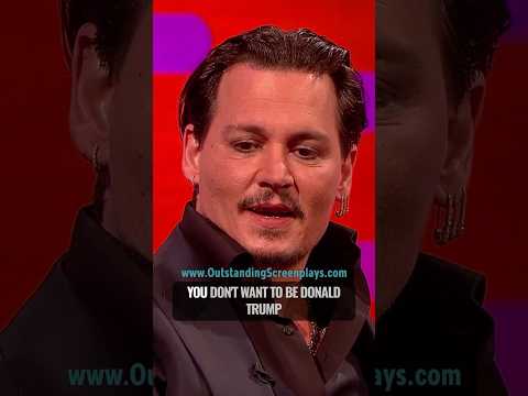 Johnny Depp imitates Donald Trump