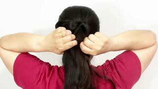 2 Voluminous bun hairstyle using trick | Tricky voluminous bun hairstyle | Juda bun #hairstyles