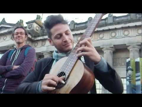 Tom Ward playing incredible guitar at the Edinburgh Fringe 2012