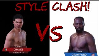 Terence Crawford Vs Julio Cesar Chavez | Undisputed Simulation!