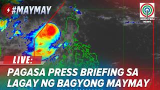 LIVE: PAGASA briefing on Tropical Depression #MaymayPH | August 5, 2026