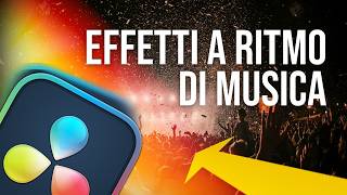 COME CREARE un SPETTACOLARE effetto visivo a ritmo di MUSICA con DaVinci!