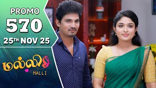 Download lagu Malli Serial | Episode 570 Promo | 25th Nov 25 | Nikitha | Vijay | Saregama Dice TV Shows Tamil mp3