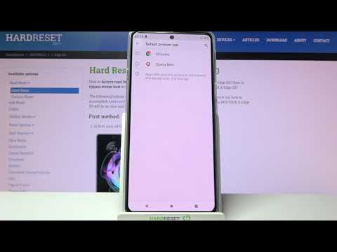 How to Change Default Apps in MOTOROLA Edge 20  - Customize Default Apps