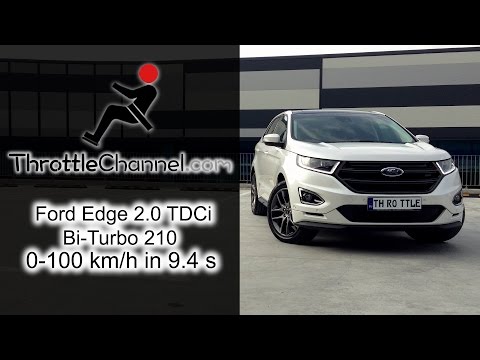 Ford Edge Sport 2.0 TDCi Bi-Turbo acceleration - ThrottleChannel.com