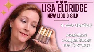 New liquid silk shades from Lisa Eldridge, swatches, comparisons.. + Rose Forever Valentines box
