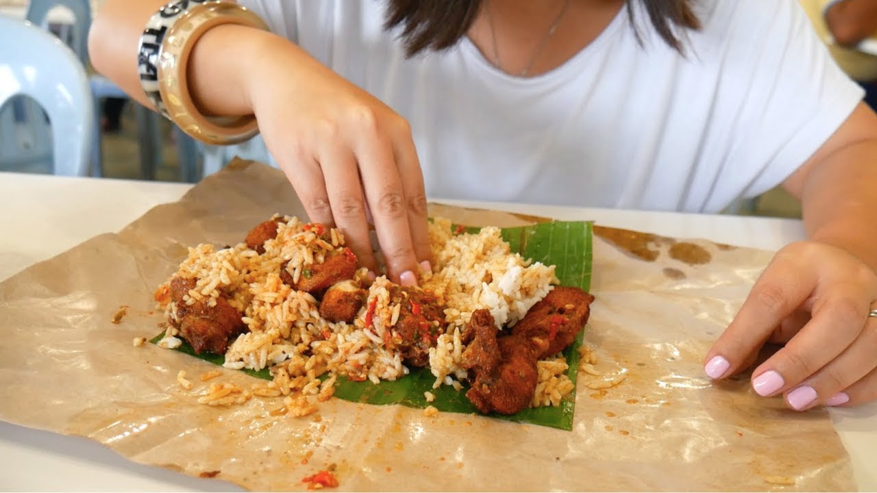Mouthwatering MALAY FOOD in MALAYSIA- Nasi Manggey | Food and Travel Channel | Selangor, Malaysia