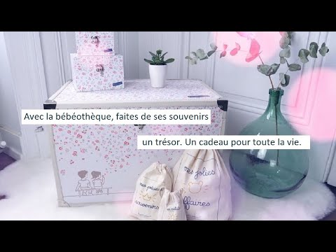 Présentation bébéothèque Chloé - coffret naissance fille