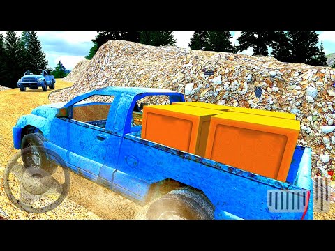 Real Offroad Cargo Pickup Truck Driving 2021- Android GamePlay