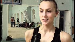 Украинские грации на контрольной тренировке