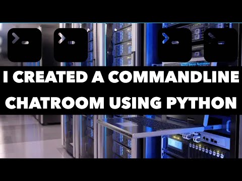 I Created A Command Line Chatroom Using Python