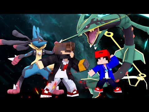 Minecraft: MUNDO L POKEMON - MEGA RAYQUAZA VS MEGA LUCARIO - ‹ JUAUM › #78