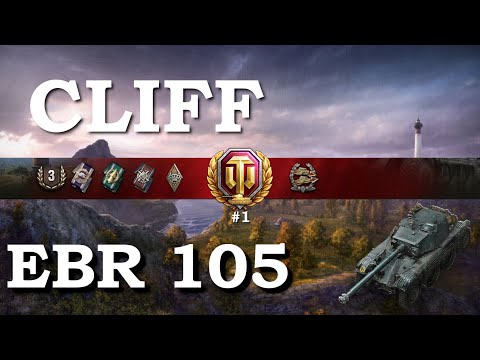 WOT EBR 105 Cliff Confederate 4k Damage Tactics
