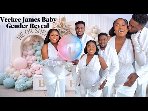 VEEKEE JAMES THE ATERES BABY GENDER REVEAL. CONGRATULATIONS 🎉