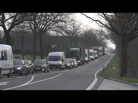 Vollsperrung der A 1 bei Lotte sorgt für Staus im Berufsverkehr