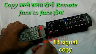 How to Copy TV Remote_Button to DTH Remote