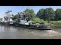 Dok van Straatman onderweg naar Kuipershaven Dordrecht