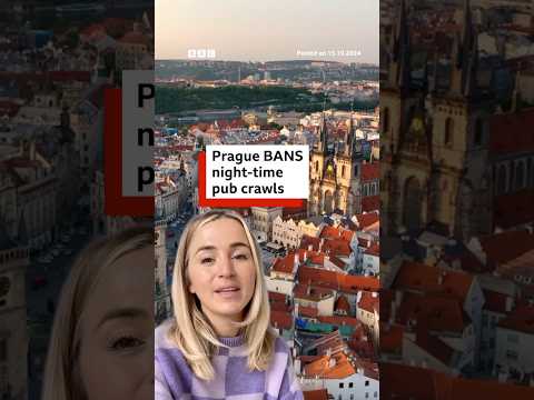 Video | Prague bans organised night-time pub crawls. #Prague #CzechRepublic #BBCNews