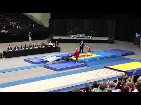 Jon Schwaiger - Men's Double Mini Qualification - 2014 world trampoline and tumbling championships