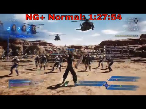 1:27:54 Crisis Core Final  Fantasy 7 Reunion - Speed Run -NG+- Normal