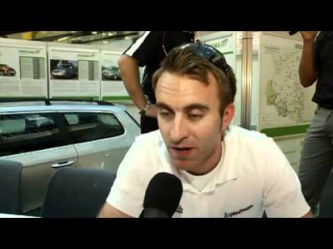 Olaf Manthey, Timo Bernhard und Daniel Bohr im Saar-Park-Center