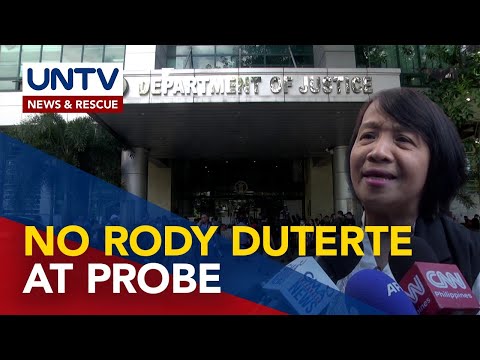Ex-Prexy Rodrigo Duterte, a no show at preliminary probe